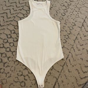 Abercrombie & Fitch Ribbed Scuba Essential Bodysuit